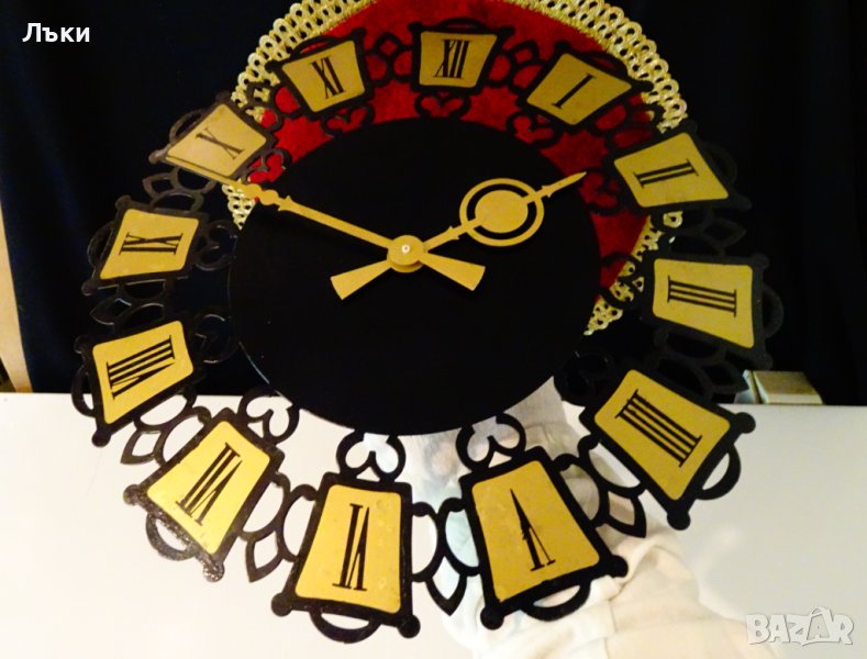 Немски стенен часовник,метален. , снимка 1