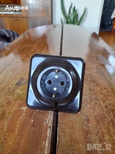 Стар електрически контакт #23, снимка 1