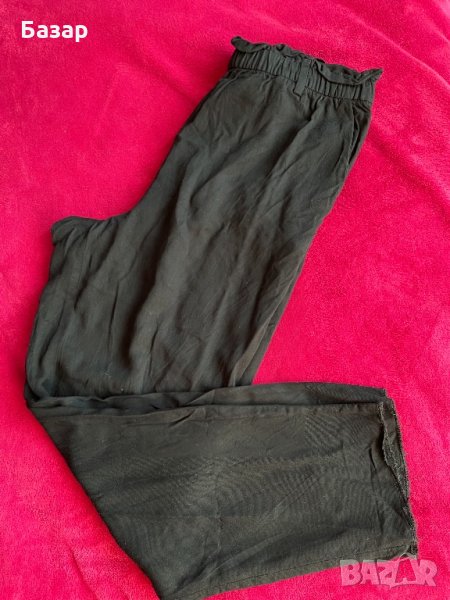Черен широк панталон, снимка 1