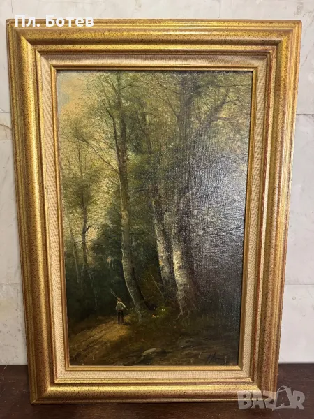 Стара маслена картина, снимка 1