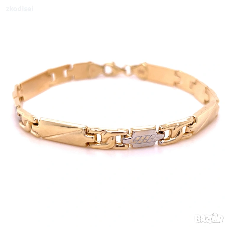 Златна дамска гривна 5,97гр. 18,0см. 14кр. проба:585 модел:36359-1, снимка 1