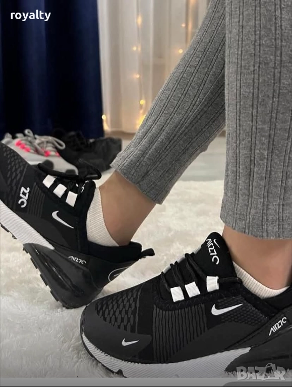 Nike Air Max Черни Детски Маратонки 26-35 Номер , снимка 1