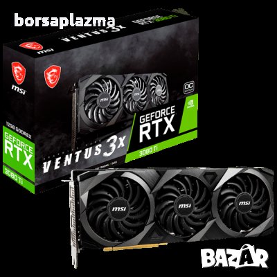 MSI Video Card Nvidia GeForce RTX 3080 Ti VENTUS 3X 12G OC, снимка 1