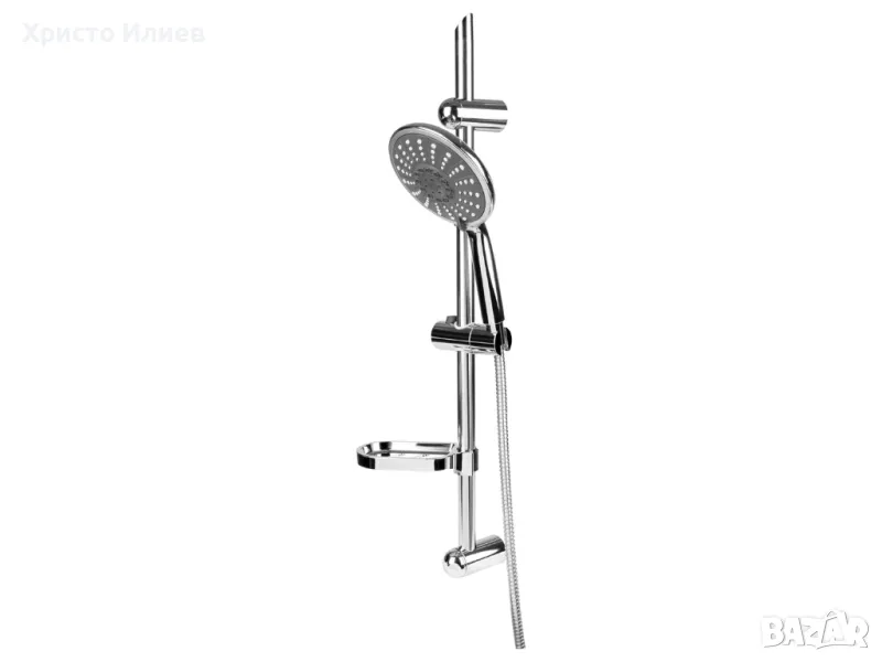  Душ комплект LIVARNO с душ релса и слушалка с 5 вида струя многофункционален , снимка 1