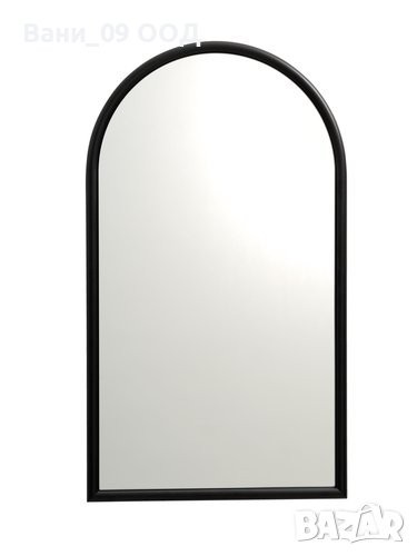 Голямо огледало "арка" с рамка от стомана, снимка 1