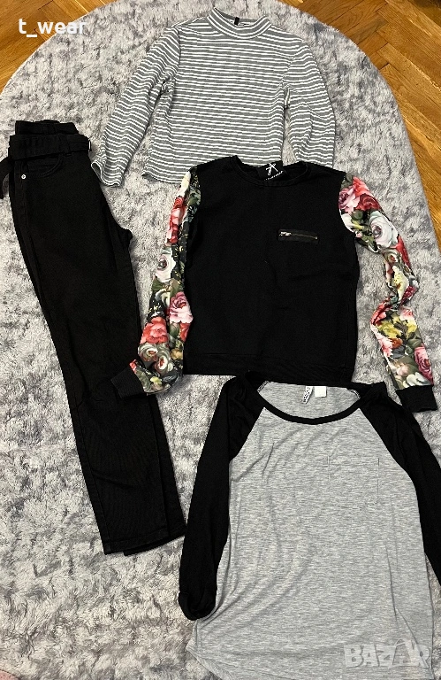 Лот дънки и три блузи , снимка 1