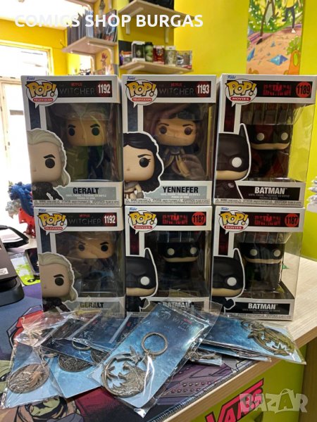 Funko pop фигурки The Witcher,  New Batman, снимка 1