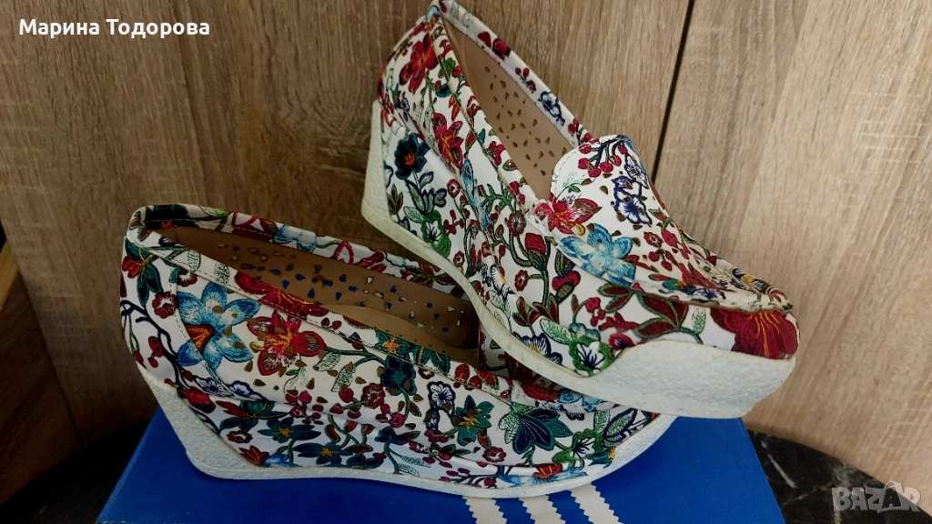 Цветни мокасини , 38 номер, снимка 1