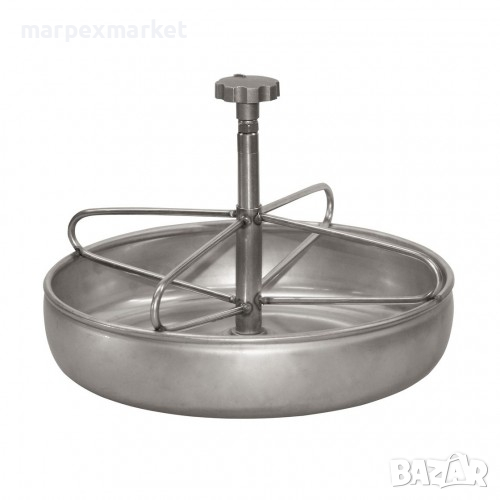 	Метална хранилка за прасенца с 4 места, снимка 1