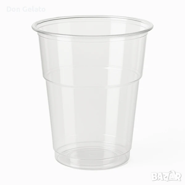 Чаши пластмасови кристални 160 мл – 100бр., снимка 1