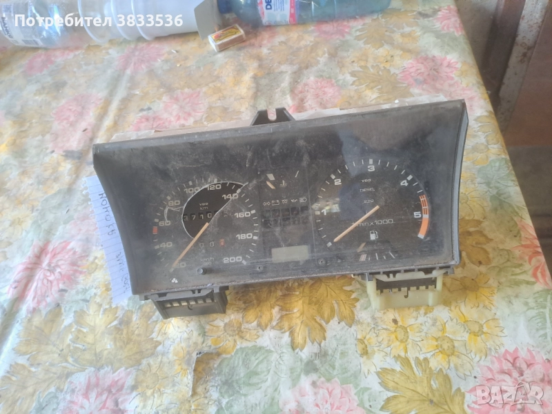 2буксов скоростомер със обортомер/ километражен уред за VW Golf / Jetta mk2 ДИЗЕЛ /, снимка 1