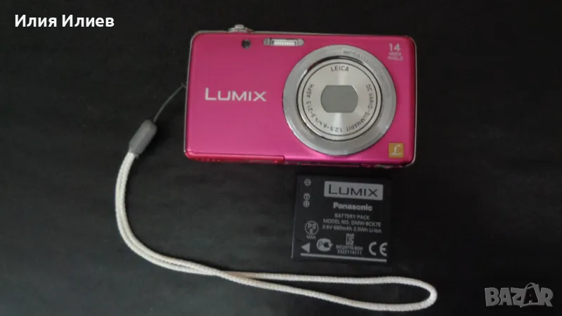 PANASONIC LUMIX DMC FS40 LEICA 14MP PINK, снимка 1