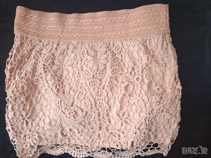 САМО 3 лв. Красива и нежна пола с платка тип дантела, снимка 1