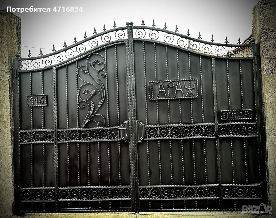 Ковано желязо по поръчка - врати , огради и парапети., снимка 1
