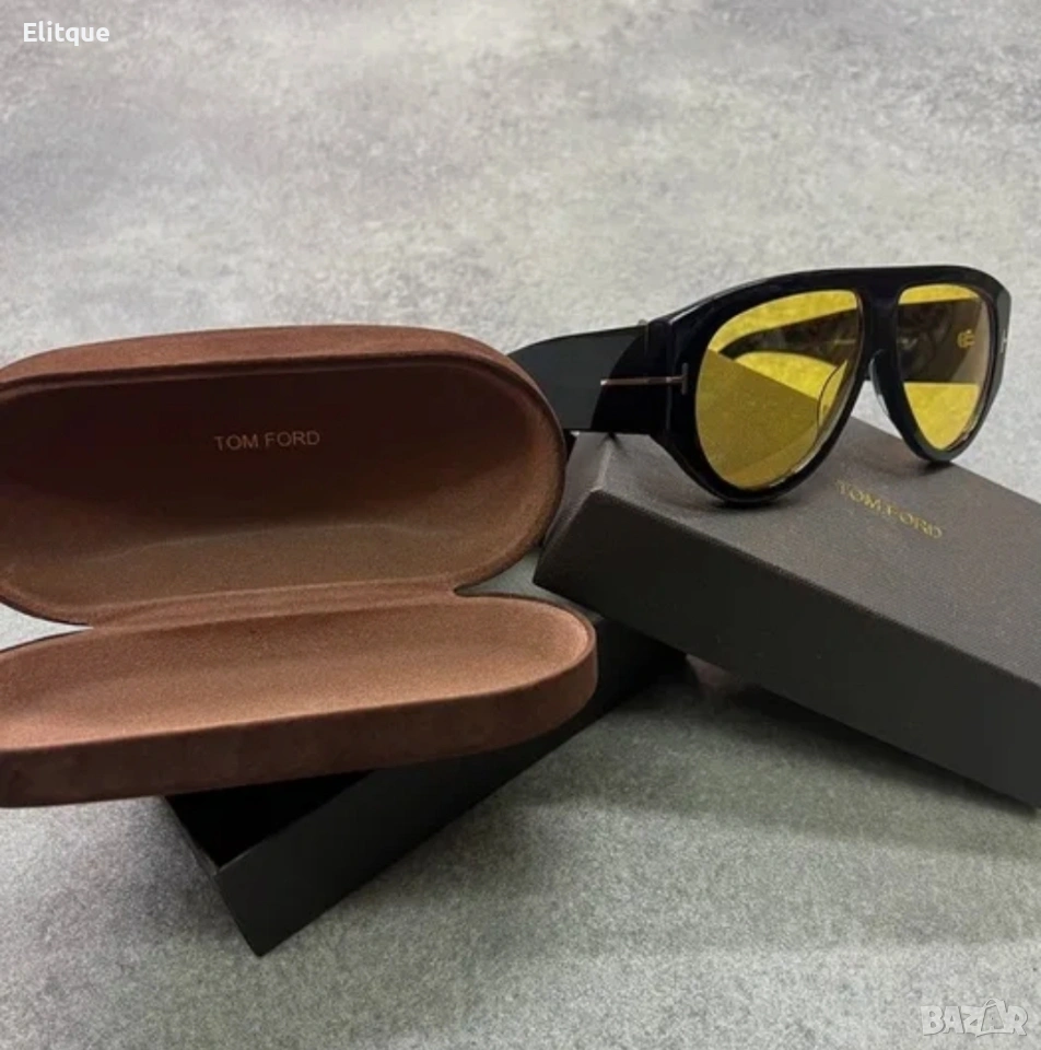 очила с черен обикновен калъф и ув защита tom ford , снимка 1