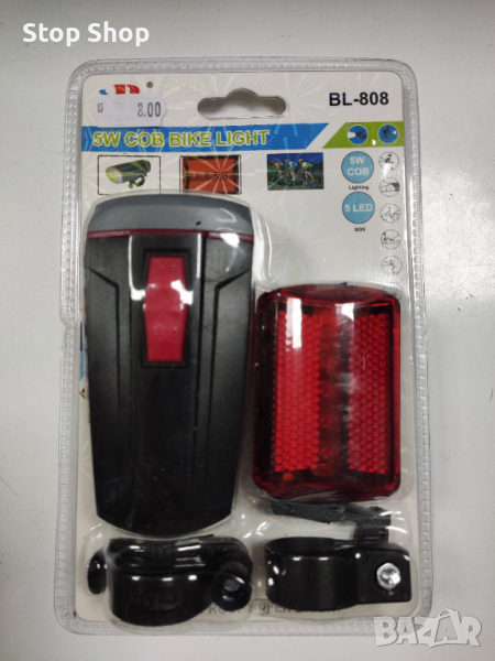 LED Фар/Светлини за колело предни и задни , снимка 1