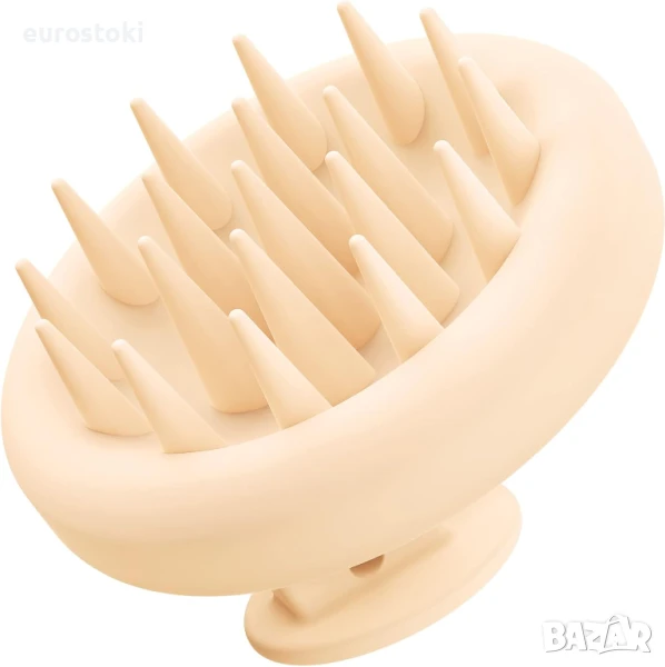 Sndyi Силиконов масажор за глава,  скраб/ексфолиант, мек силиконов скраб за коса, снимка 1