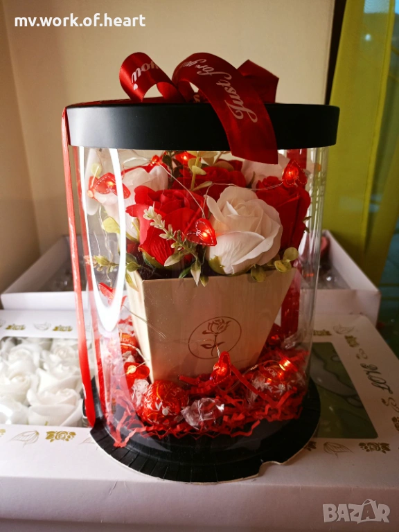 Подаръчна кутия подходяща за Свети Валентин , снимка 1