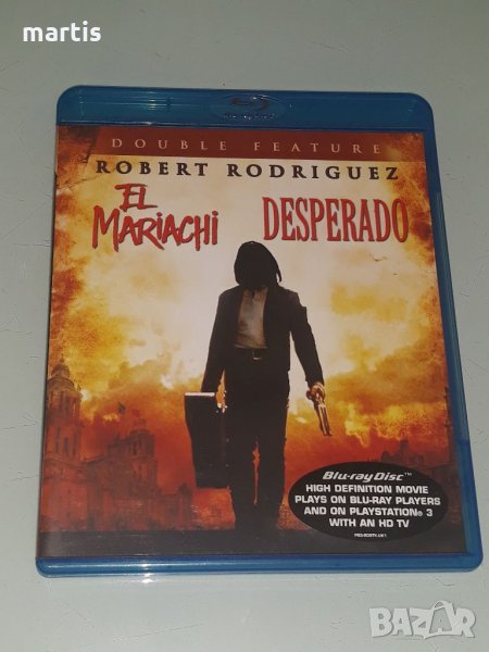 Колекция Blu-Ray бг.суб El Mariachi/DESPERADO , снимка 1