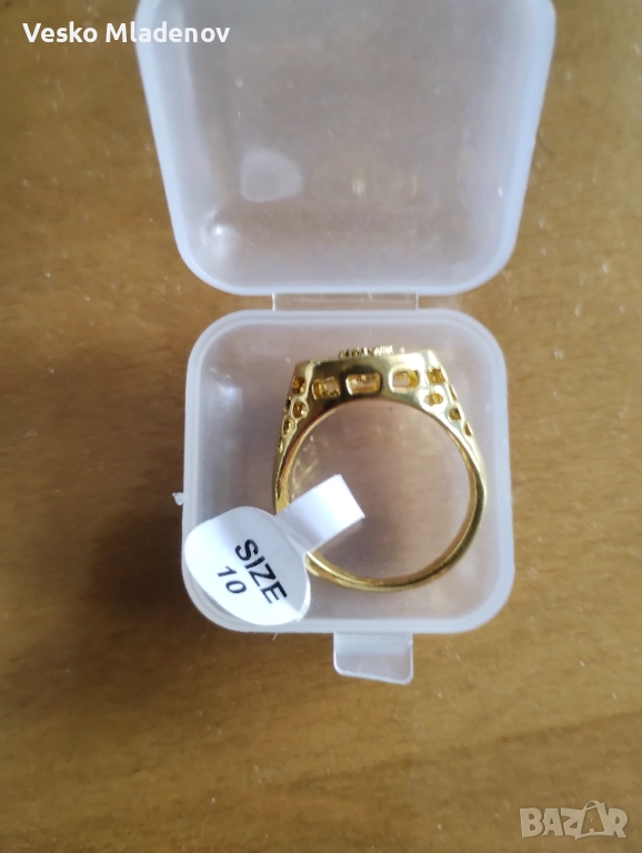 Продавам пръстен от мед.злато,мед.стомана., снимка 1