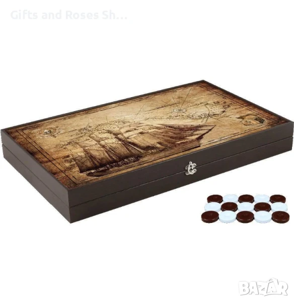 Дървена табла за игра Кораб, снимка 1