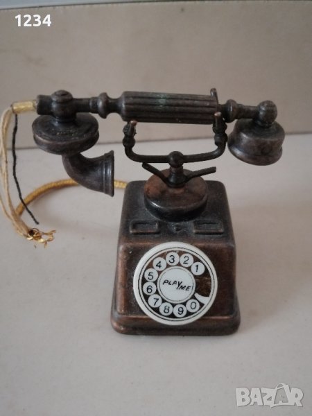 Метален сувенир телефон 5.5 см. , снимка 1