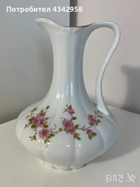 KPM Royal Porcelain Germany .Кана с цветя.1960-1970, снимка 1