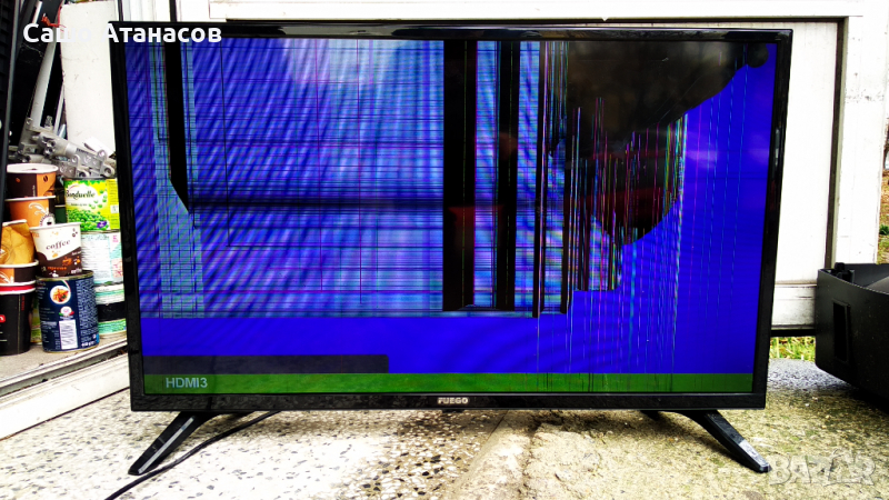 FUEGO 32FJ110 със счупена матрица ,WT84R2600 ,R28-S00271-0120 ,MS-L3655 V1 ,PT320AT01-2 Ver.2.0, снимка 1