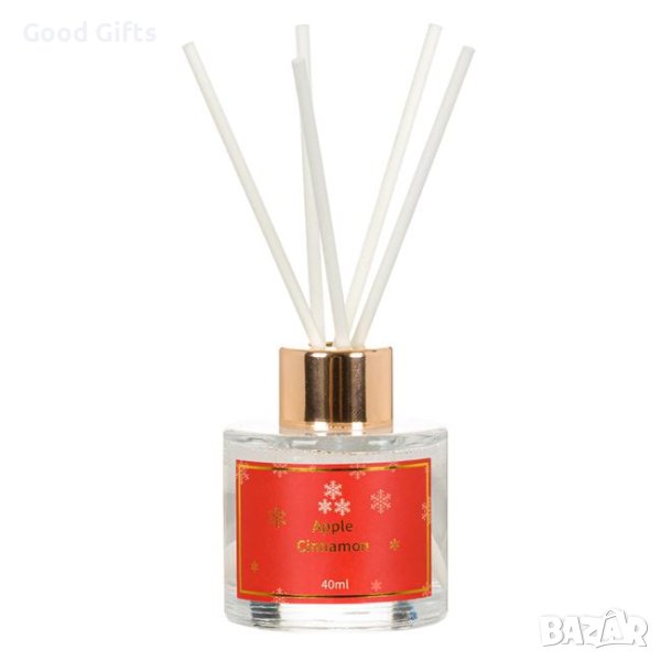 Коледно ароматно масло Ябълка и Канела с пръчица - 40мл, снимка 1