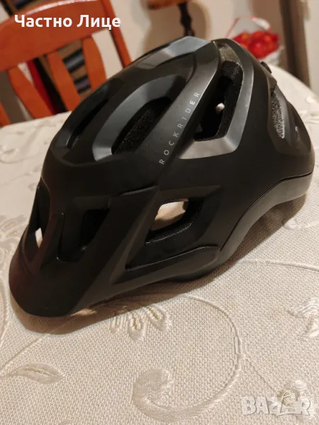 Качествена Каска за Планинско Колоездене ROCKRIDER expl 500, черна, снимка 1