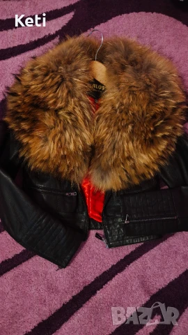 Дамско кожено яке топ качество , снимка 1