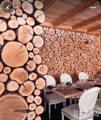 Пана от дървени шайби, снимка 9 - Декорация за дома - 39710152