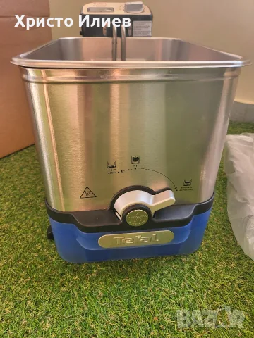 Фритюрник Tefal Oleoclean Pro Inox Design 3.5L 2300W, снимка 10 - Фритюрници - 56028588