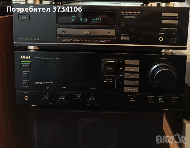 Akai AM-32, CD-37., снимка 5 - Аудиосистеми - 53441692