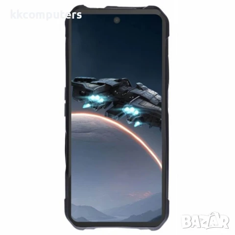 Гъвкав TPU Калъф + Скрийн Протектор за Unihertz Tank 3S – Прозрачен / Черен, снимка 3 - Калъфи, кейсове - 50709078