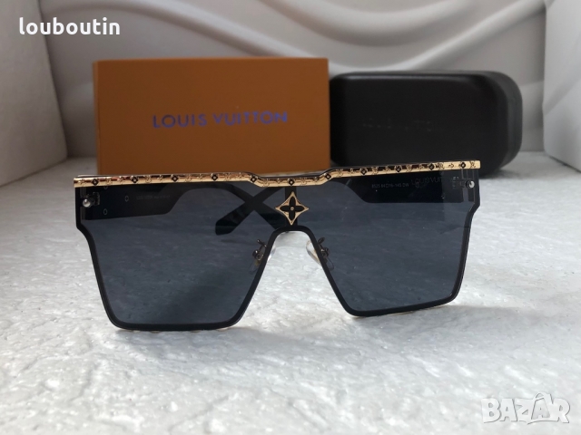 Louis Vuitton 2022 висок клас мъжки слънчеви очила унисекс дамски тип маска, снимка 2 - Слънчеви и диоптрични очила - 36050505