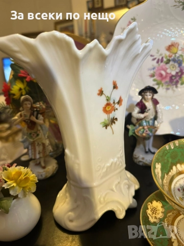 Прекрасна ваза с централен искрящ и великолепен букет в стил Код P1716, снимка 5 - Вази - 52969932