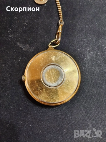 Джобен часовник -  JUNGHANS с позлата - ГЕРМАНИЯ - ПРОМОЦИЯ, снимка 15 - Джобни - 46654362