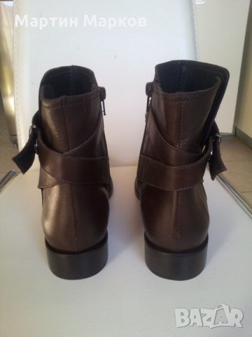 Дамски боти от естествена кожа Sesto Meucci at Neiman Marcus, снимка 4 - Дамски боти - 34774916