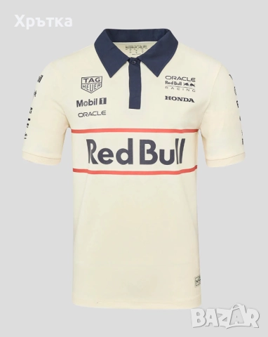 Red Bull Racing Team Polo Shirt - Оригинална мъжка тениска с яка