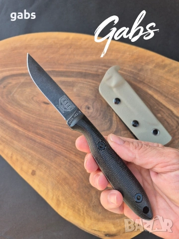 Фиксиран нож ESEE ROWEN,фултанг DC53 с тактическа кания Kydex,два модела, снимка 9 - Ножове - 53769281
