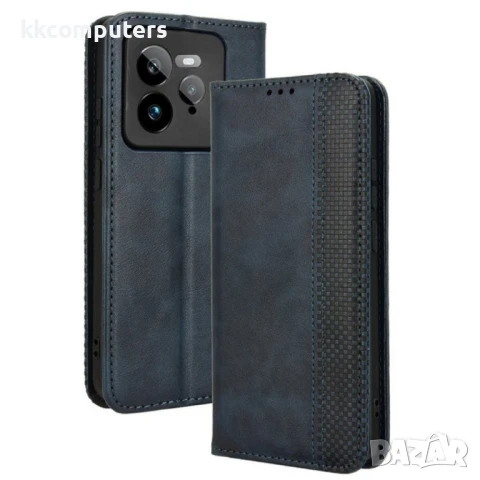 Realme GT 7 Pro 5G Retro Texture Wallet Калъф и Протектор, снимка 2 - Калъфи, кейсове - 50850287