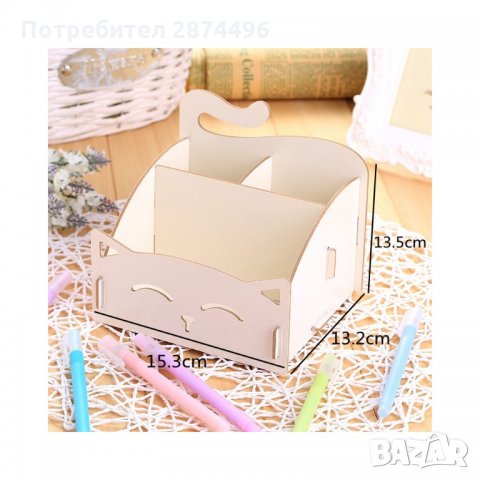 1940 Малък органайзер за детска стая с дизайн Коте, снимка 9 - Други стоки за дома - 35738721