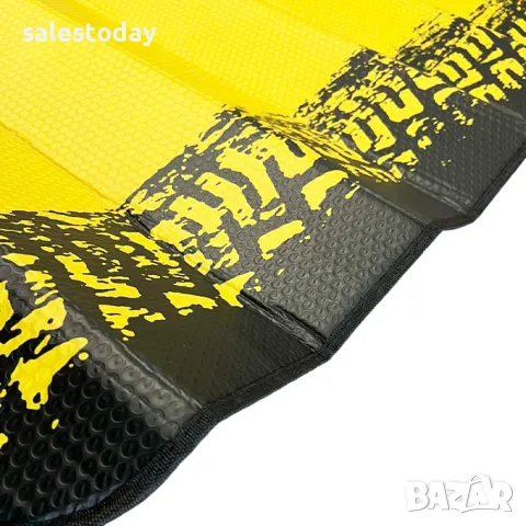 Сенник за кола за предно стъкло - 140x70см, жълт, снимка 2 - Аксесоари и консумативи - 50251543