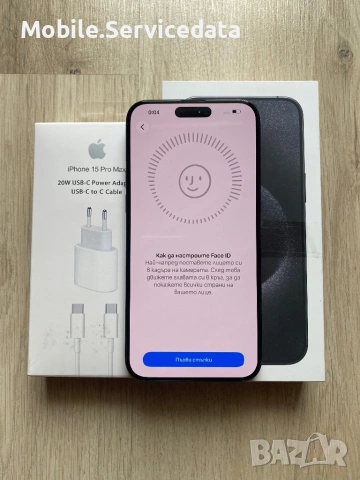 iPhone 15 Pro Max 1TB Черен – кутия + ново оригинално зарядно и адаптер, снимка 6 - Apple iPhone - 53718067