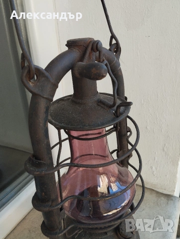 Немски газен фенер, снимка 3 - Антикварни и старинни предмети - 53587177