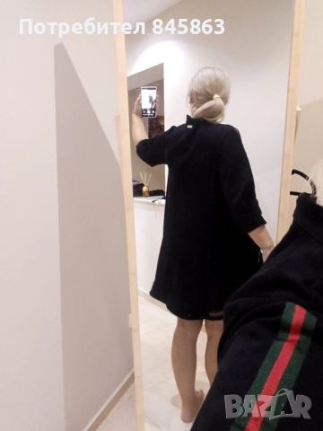 Велурено пончо/яке, снимка 4 - Якета - 51699233