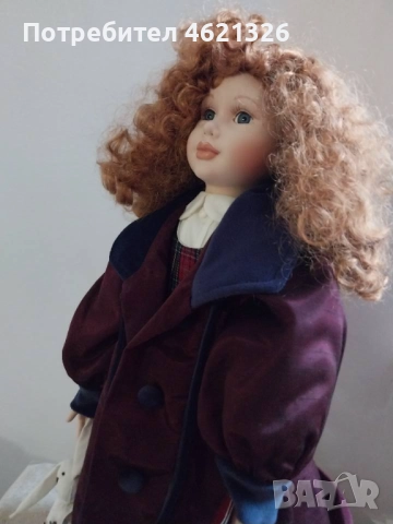 Винтидж порцеланова кукла на Х. Самюел Линдзи, колекционерска лимитирана серия като нова, снимка 14 - Декорация за дома - 52069242