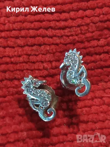 ПРЕКРАСНИ ФИГУРАЛНИ СРЕБЪРНИ ОБЕЦИ МОРСКИ КОНЧЕТА РОДИРАНО СРЕБРО 925 ФИНА АРТ ИЗРАБОТКА 48657, снимка 11 - Обеци - 49551517