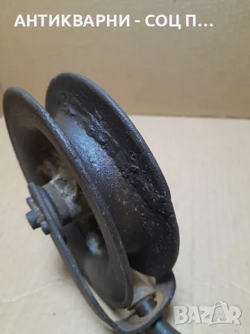 Соц Стара Метална Макара За Строителство., снимка 5 - Антикварни и старинни предмети - 49157061